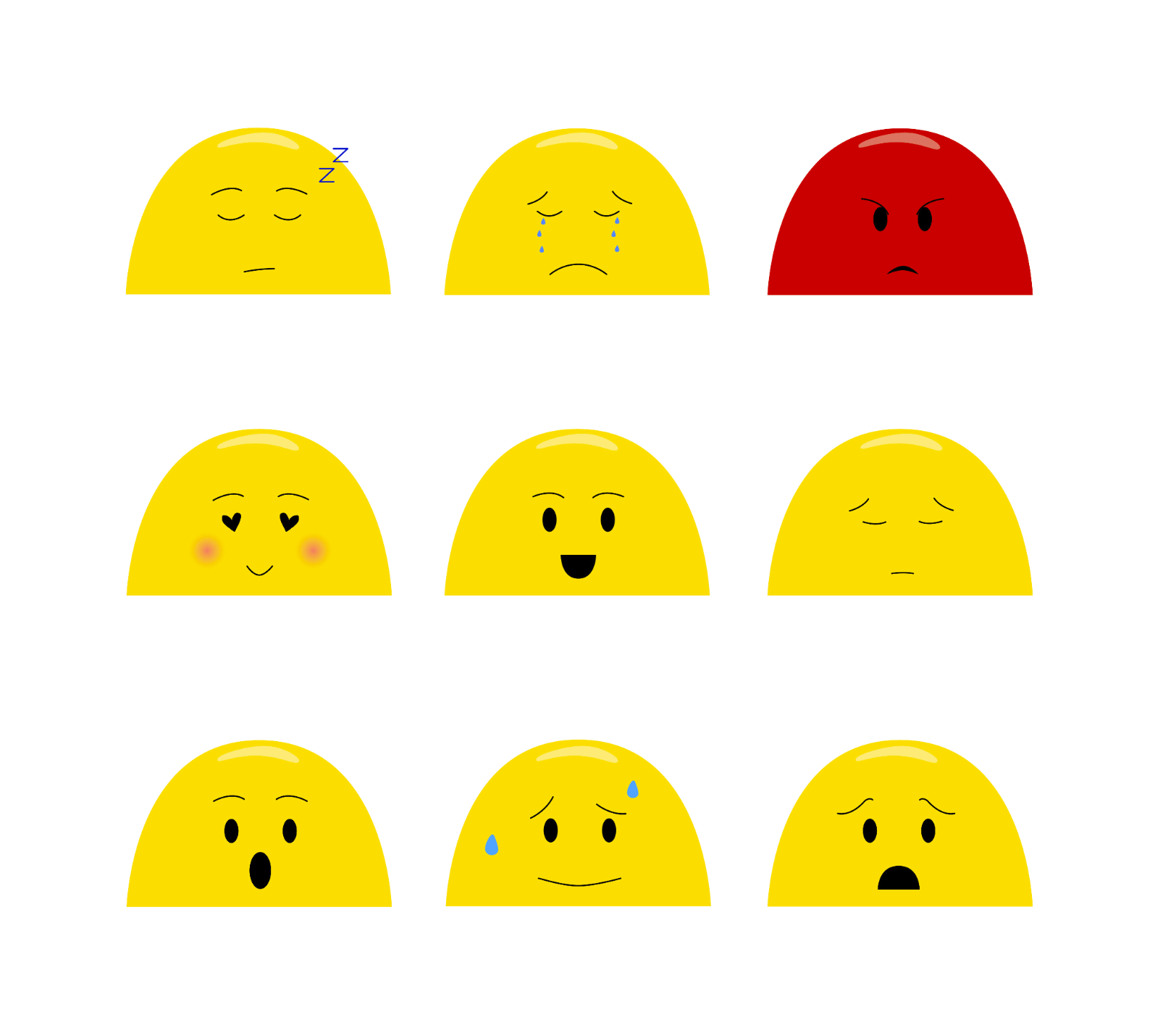 Project Emotions emojis